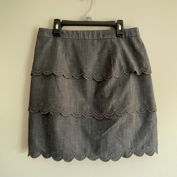 Banana Republic Dresses & Skirts - Gray Tiered Banana Republic Skirt